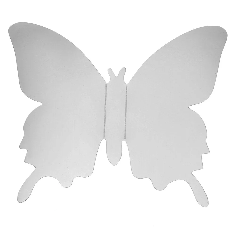 12Pcs/lot 3D Mirror Wall Stickers Butterflies Decoration PVC Art Sticker Living Room Bedroom Adhesive Wall Pappers