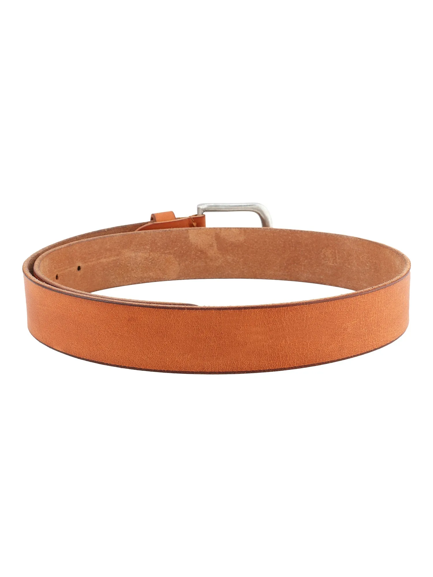 Casual Tan Genuine Leather Men's Belt