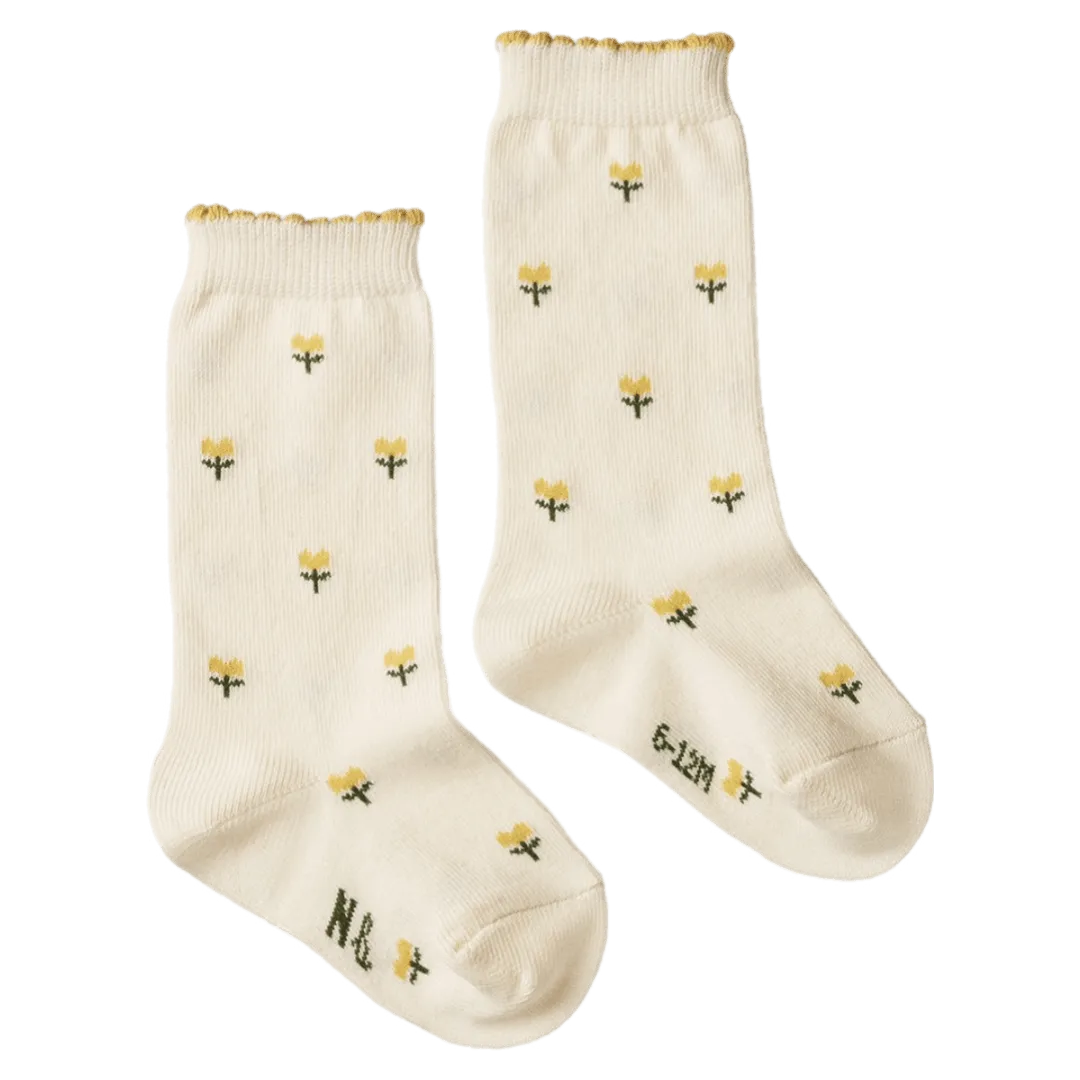 Cotton Socks - Tulips