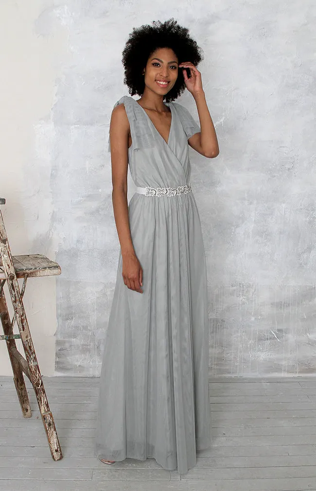 Danya Tulle Gown - Sage Green