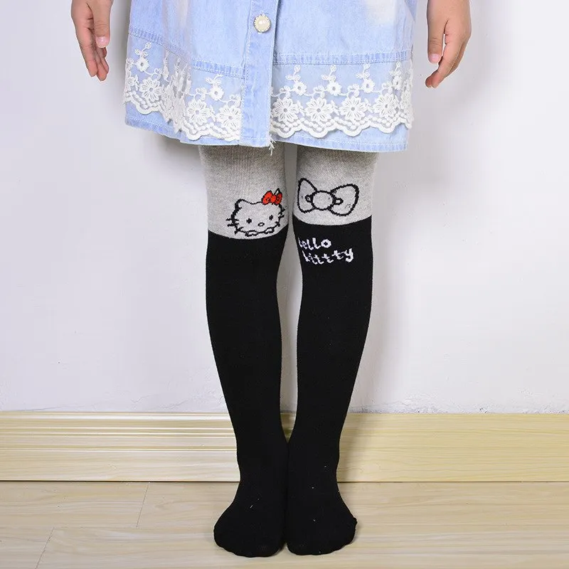 DreamShining Cartoon Cat Patchwork  Tights