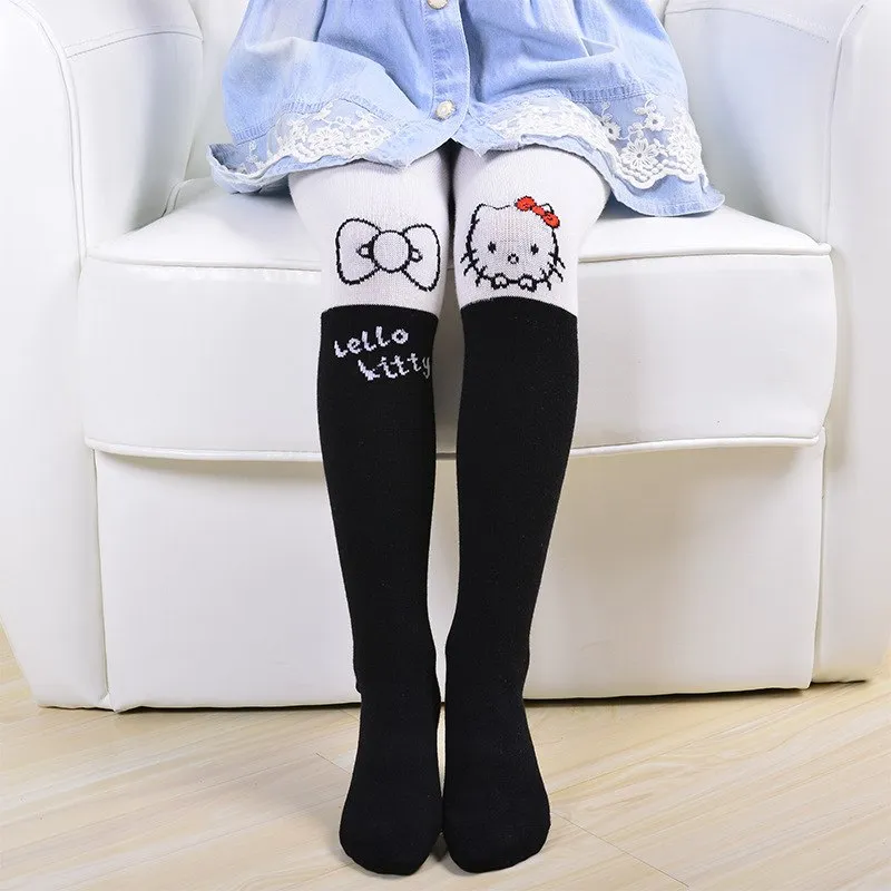 DreamShining Cartoon Cat Patchwork  Tights