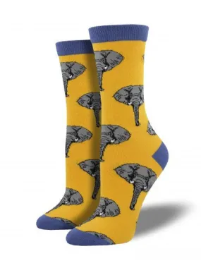 Elephant Bamboo Socks (Women's)