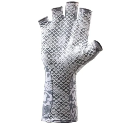HUK Mens Fingerless Sun Gloves