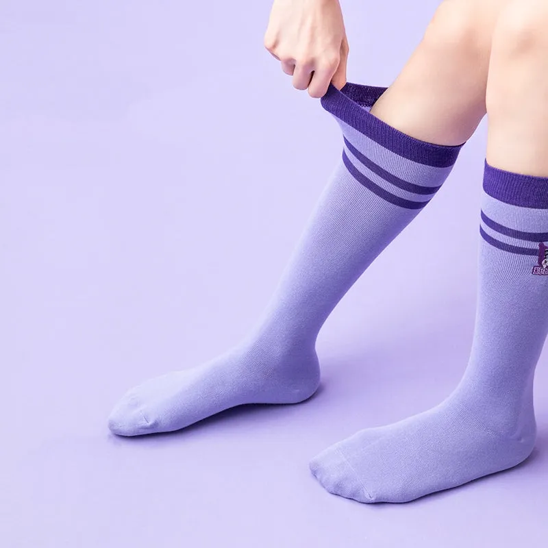 Kawaii Sanrio Kuromi Mid-Tube Stockings
