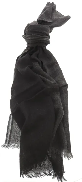 Lanvin Gray Luxurious Modern Pure Cashmere Scarf