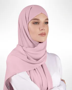 Premium Chiffon Hijab – Faded Pink