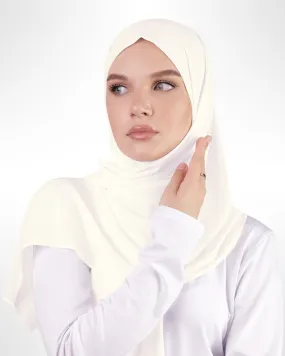 Premium Chiffon Hijab – Ivory