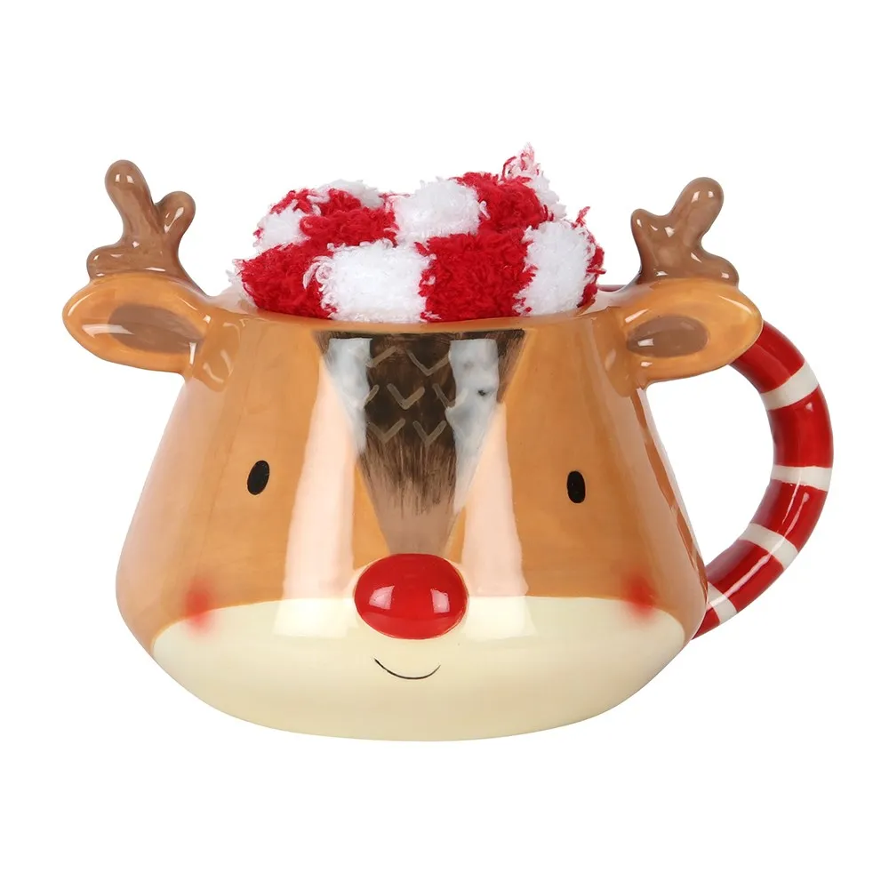 Reindeer Mug and Sock Set - CR00120