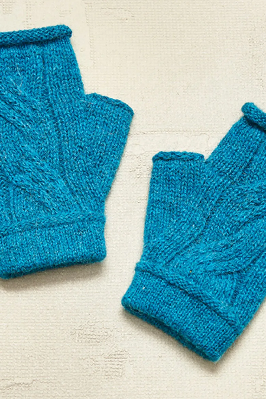 Rita Gloves Baby Alpaca Color Diesel