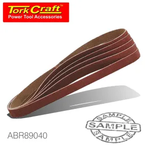 SANDING BELT 30 X 451 POWER HOLE 40 GRIT 5/PK