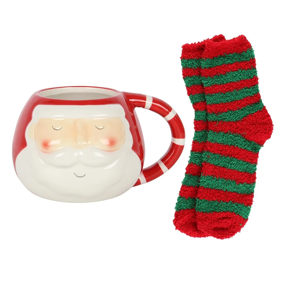Santa Mug and Sock Set - CR00020