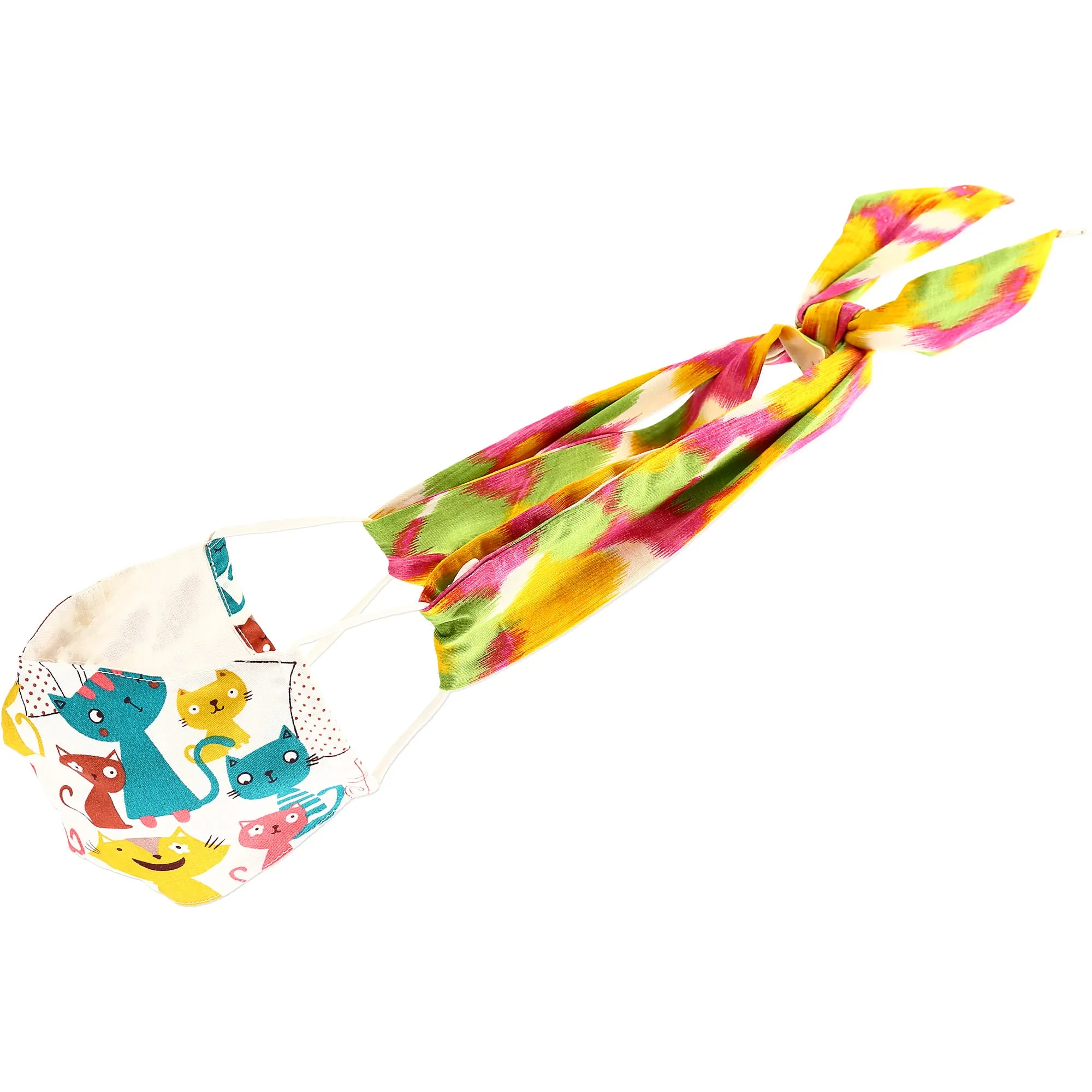 Sweet Tart Mask Ties Set of 2 - 48" x 2.5"