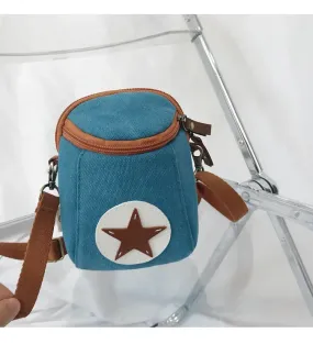UAKISS  -  2024 New Vintage Cell Phone Bags All Match Streetwear Star Mini Canvas Bag Casual Women Trendy Simple Y2k Ins Handbags Crossbody