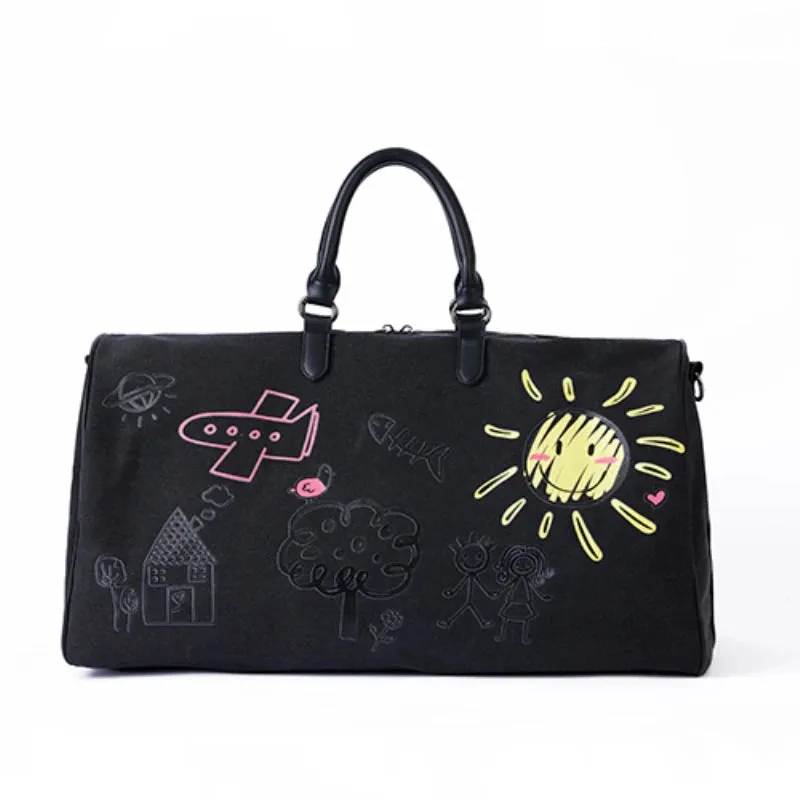 UAKISS  -  Casual Travel Women High-capacity Tote Bags Y2k Kawaii Trendy Harajuku Shoulder Handbags Fashion All Match Vintage Underarm Bag