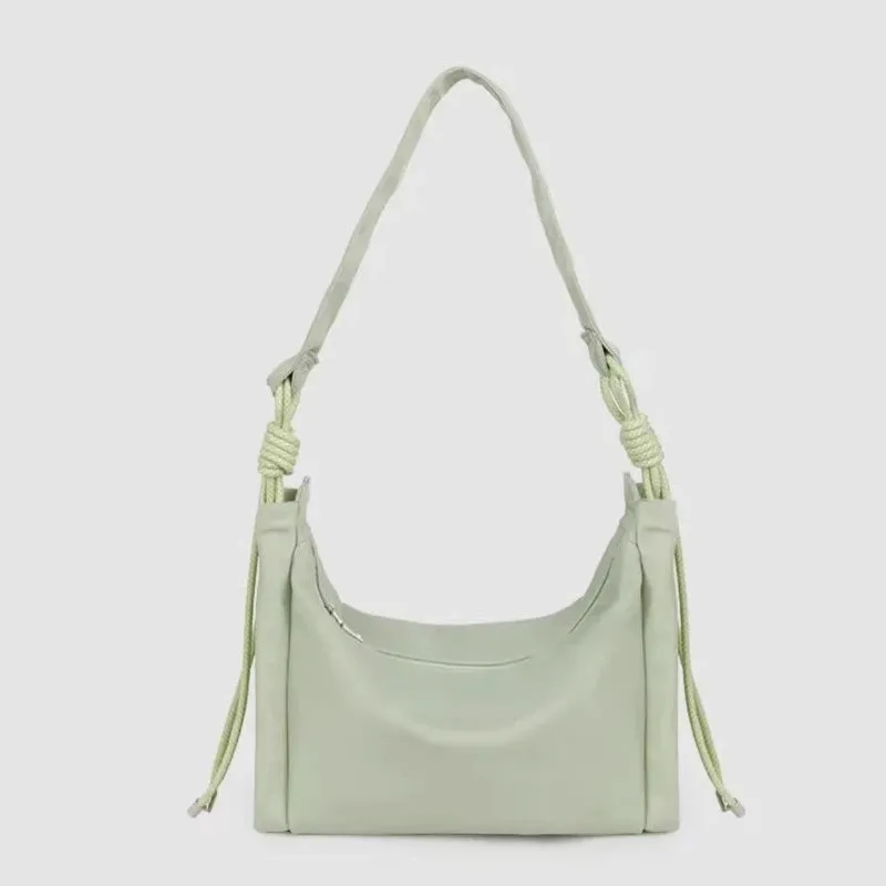 UAKISS  -  High-capacity Solid Simple Shoulder Bag Y2k Aesthetic Streetwear Trendy Crossbody Handbags Japanese Sweet Women Casual Tote Bags