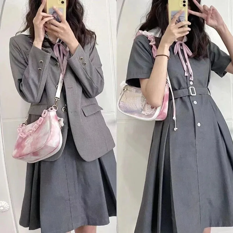 UAKISS  -  Sweet Y2k Aesthetic Lolita Ita Bags Transparent Fashion Trendy All Match Underarm Bag Women Chic Luxury Design Shoulder Handbags